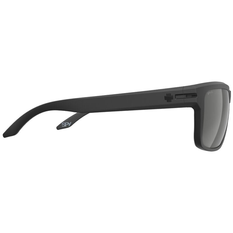 SPY REGION XL ANSI MATTE BLACK SUNGLASSES w/ HAPPY GRY GRN BLK MRR PLR