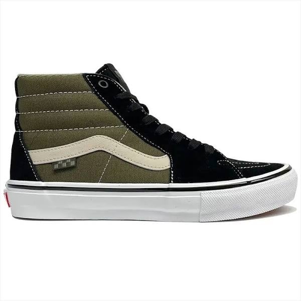 VANS MENS SKATE SK8-HI SU23 BLACK/OLIVE