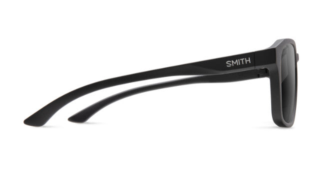 SMITH CONTOUR MATTE BLK SUNGLASSES w/ CP PLR BLK