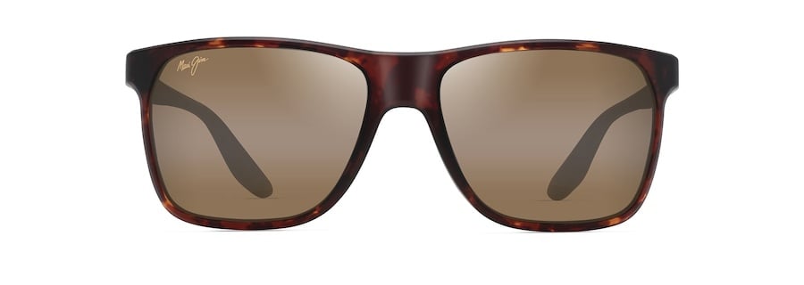 MAUI JIM HCL PAILOLO MATTE TORT SUNGLASSES w/ BRNZ LENS