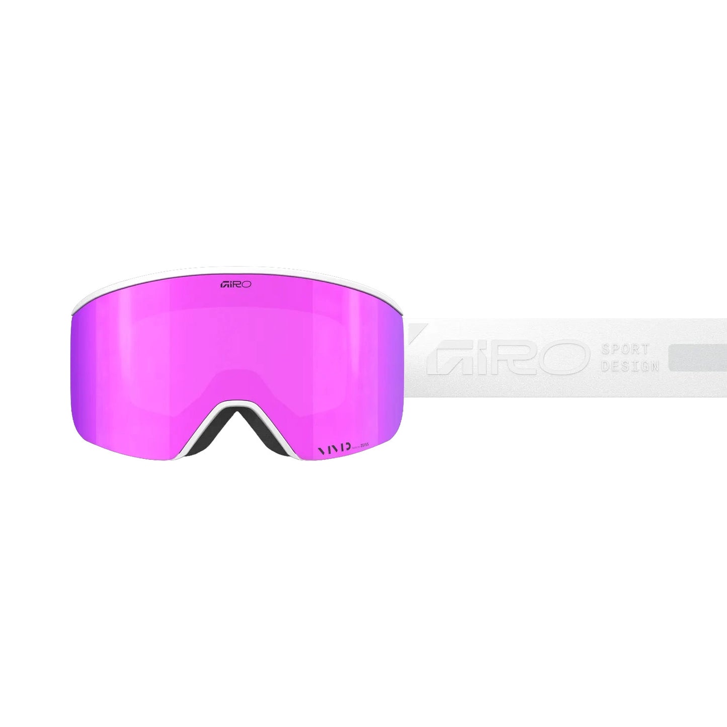2026 GIRO WMNS ELLA GOGGLE WHT RAILS w/ V PINK + V INF