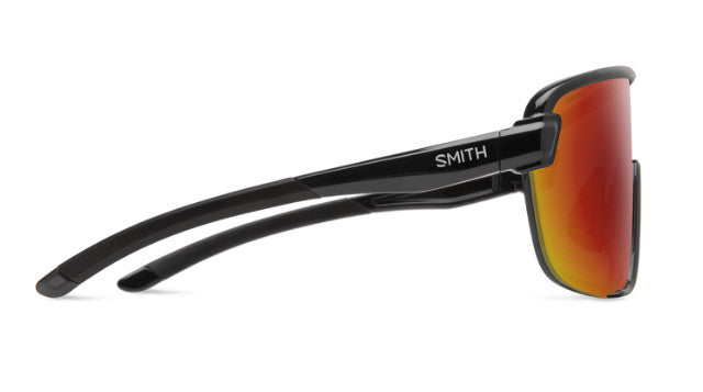SMITH BOBCAT BLK SUNGLASSES w/ CP RED MR