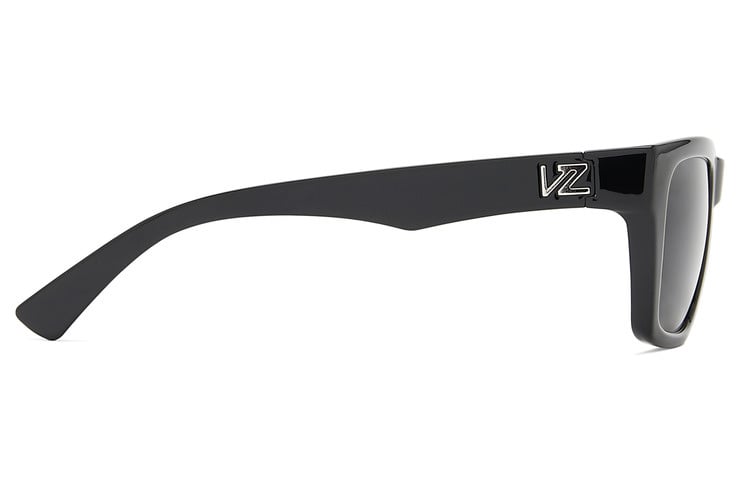 VONZIPPER MODE BLACK GLOSS SUNGLASSES w/ GRY LENS