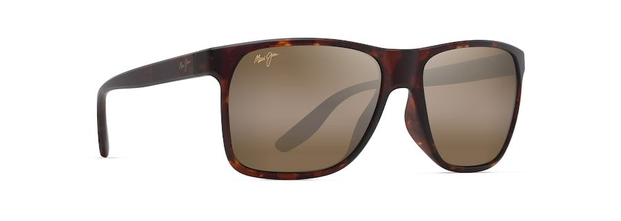 MAUI JIM HCL PAILOLO MATTE TORT SUNGLASSES w/ BRNZ LENS