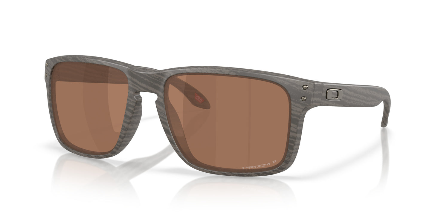 OAKLEY HOLBROOK XXL WOODGRAIN SUNGLASSES w/ PRIZM TNGSTN PLR