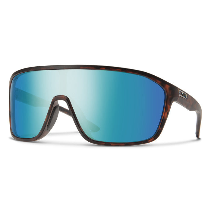 SMITH BOOMTOWN MATTE TORT SUNGLASSES W/CP PLR OPAL MIR