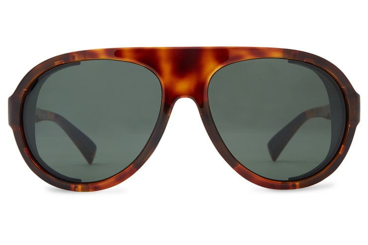 VONZIPPER ESKER VNTG TORT SUNGLASSES w/ VNTG GRY LENS