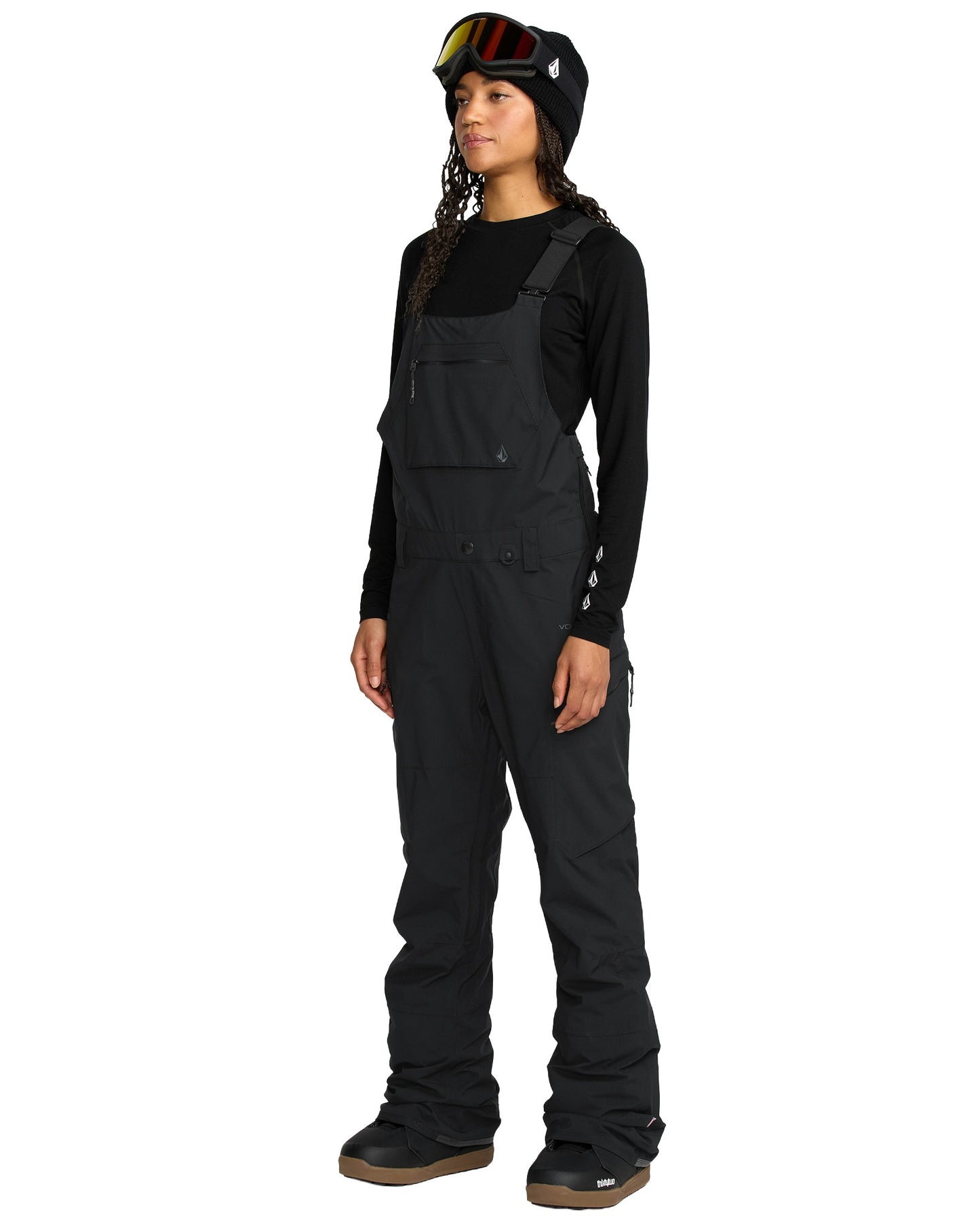 2026 VOLCOM WMNS ASH STRETCH GORE BIB OVERALL BLACK