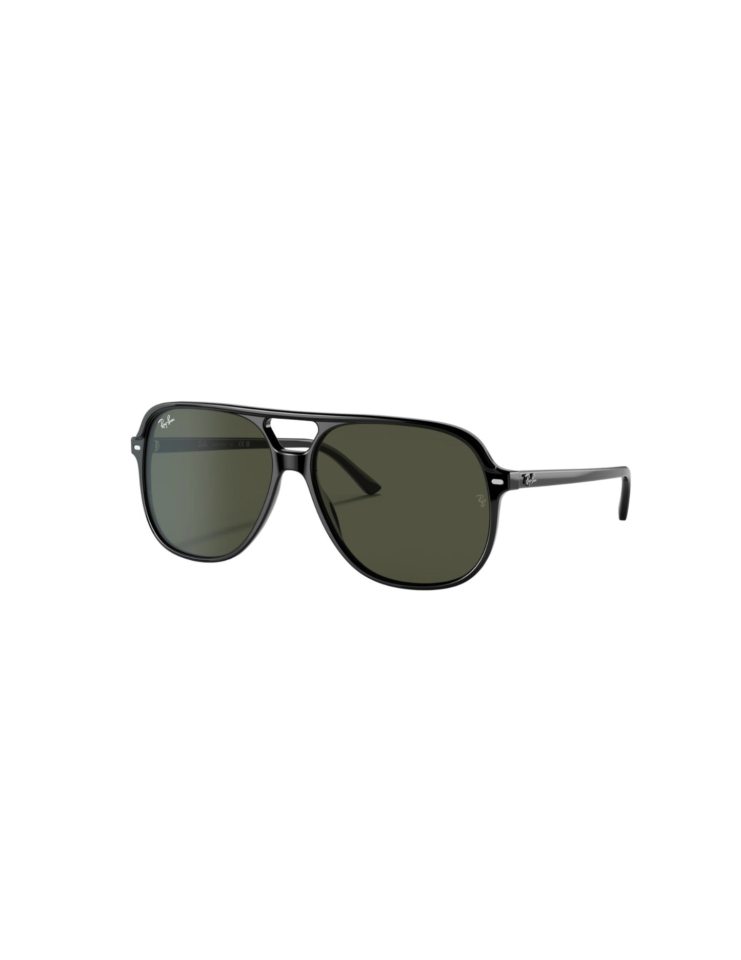 RAY-BAN BILL SUNGLASSES BLACK w/ GREEN