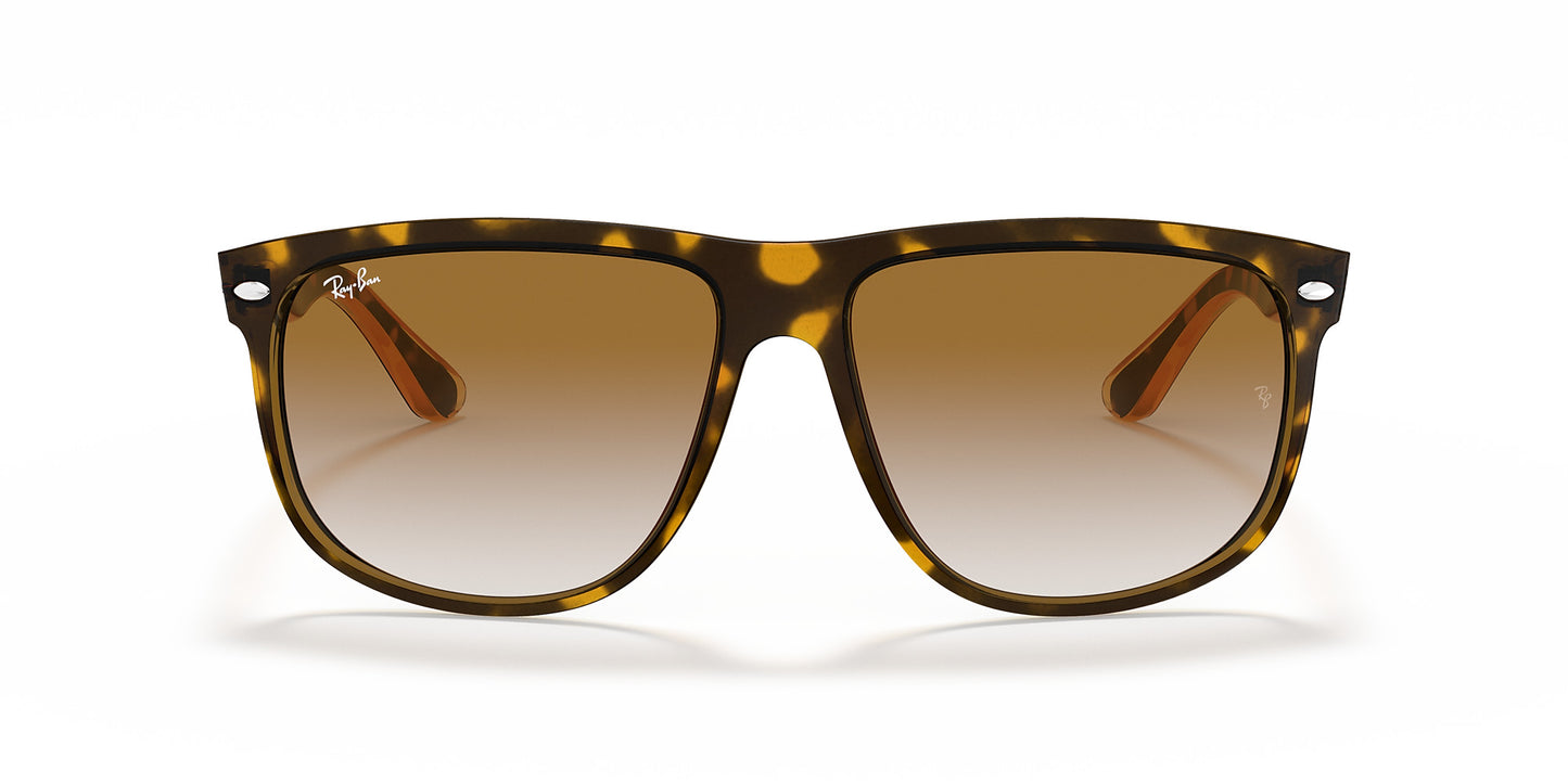 RAY-BAN BOYFRIEND SUNGLASSES LT HAVANA w/ CLEAR GRAD BRWN