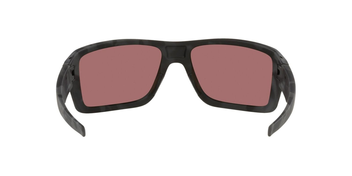 OAKLEY DOUBLE EDGE MATTE BLACK CAMO SUNGLASSES w/ PRIZM DEEP WATER PLR LENS