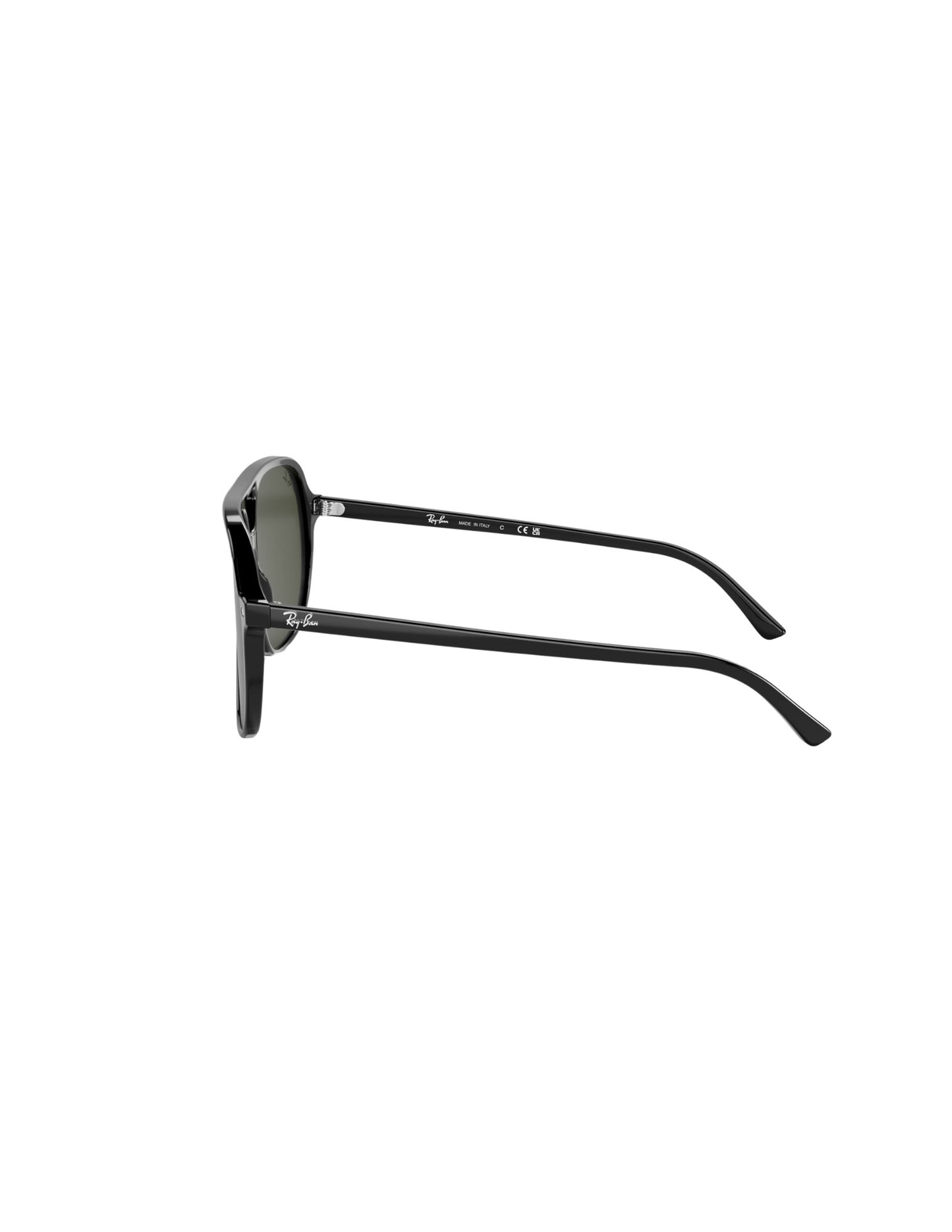 RAY-BAN BILL SUNGLASSES BLACK w/ GREEN