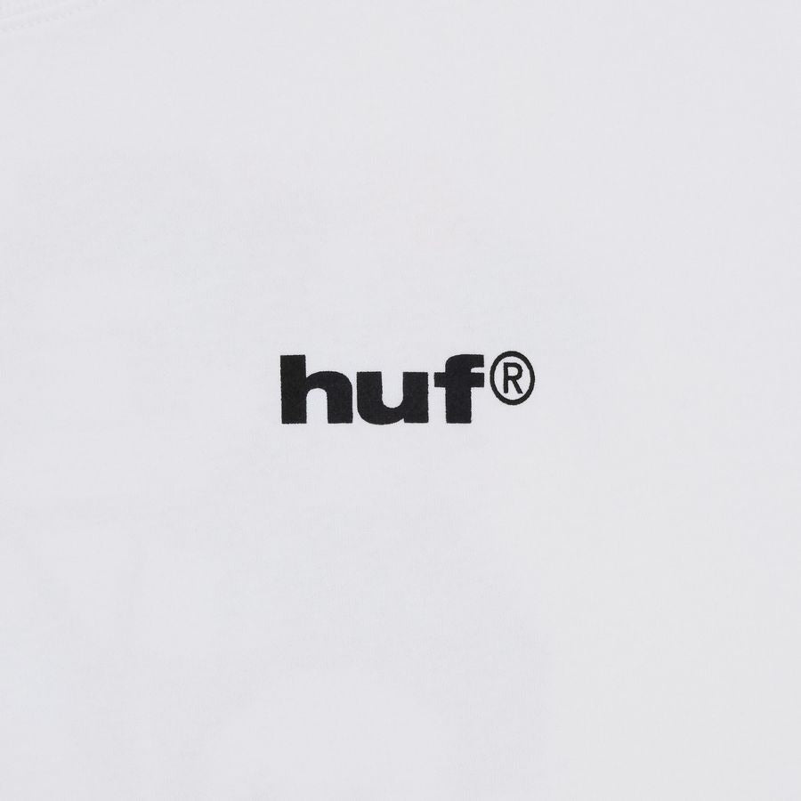 HUF MENS GIMME THE LOOT SS TEE SP26 WHITE
