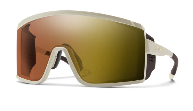 SMITH PURSUIT MATTE BONE SUNGLASSES W/CP GLCR PHTCHRMC CPPR GRY GLD MRR