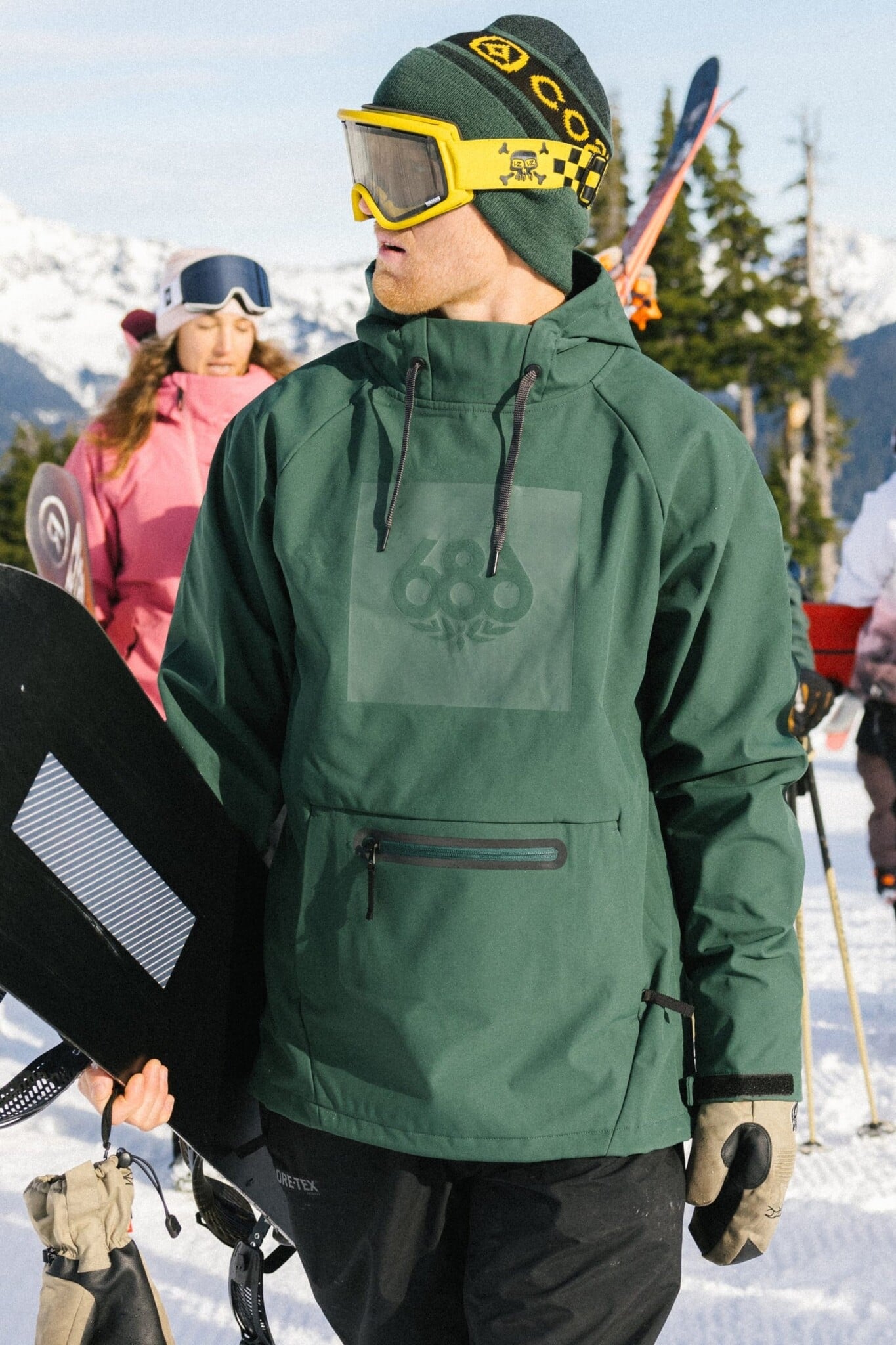 2026 686 WATERPROOF HOODY MOSS GRN