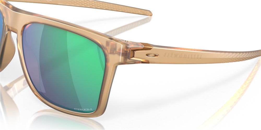 OAKLEY LEFFINGWELL MATTE SEPIA SUNGLASSES w/ PRIZM JADE LENS