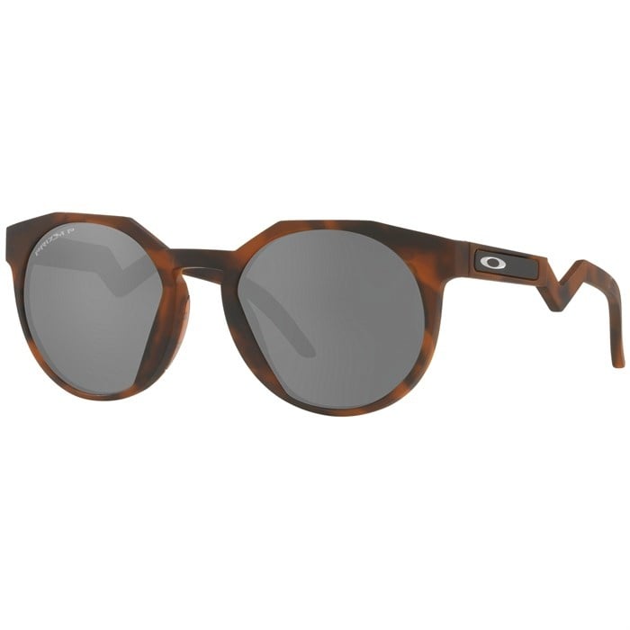 OAKLEY HSTN (52) MATTE BROWN TORT SUNGLASSES w/ PRIZM BLK PLR LENS