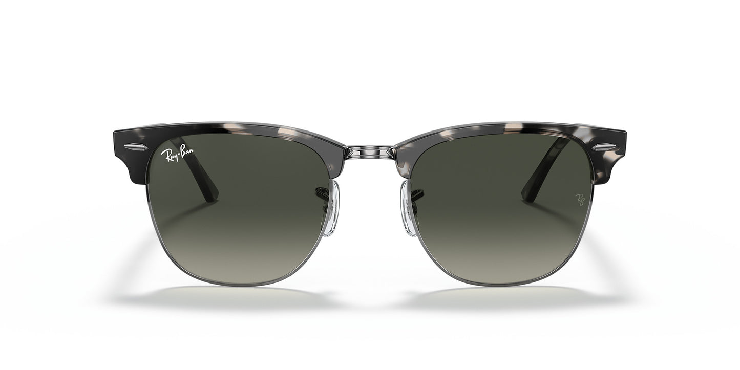 RAY-BAN CLUBMASTER SUNGLASSES GRY HAVANA w/ GRY GRAD