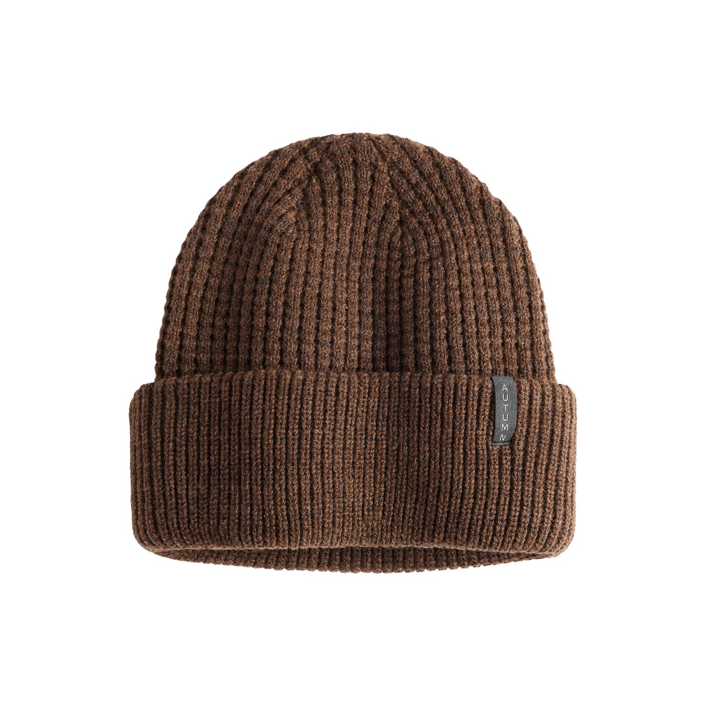 2026 AUTUMN THERMAL KNIT BEANIE BROWN