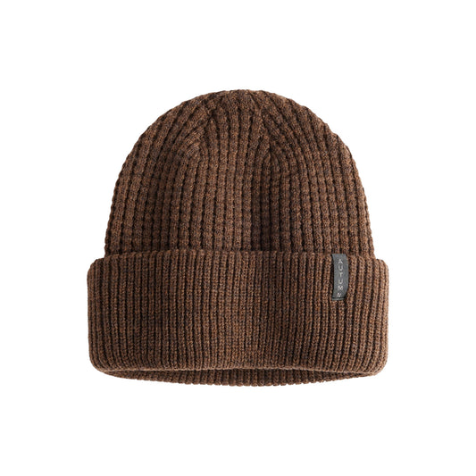 2026 AUTUMN THERMAL KNIT BEANIE BROWN