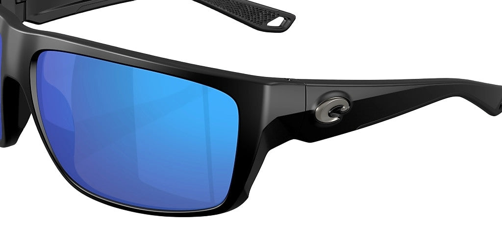 COSTA FLY LINE SUNGLASSES MATTE BLACK w/BLUE MIRROR