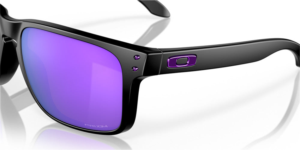 OAKLEY HOLBROOK XL MATTE BLK SUNGLASSES w/ PRIZM VIOLET LENS