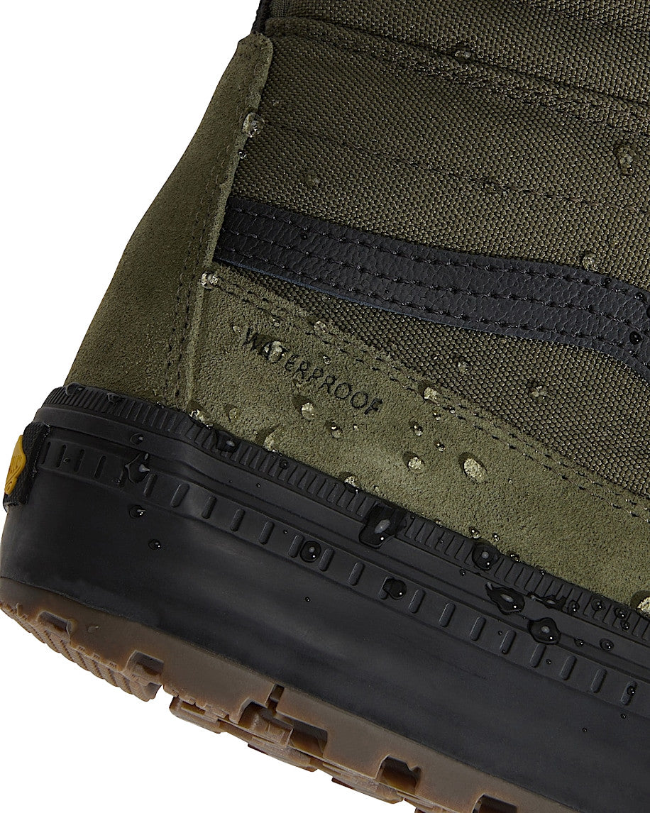 VANS MENS SK8-HI WATERPROOF INSULATED SHOES HO25 (203) GREEN/BLACK