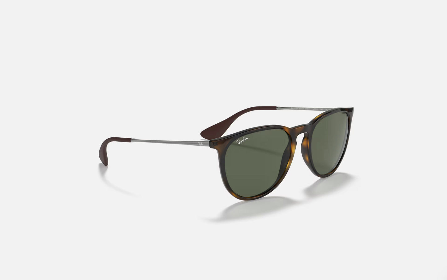 RAY-BAN ERIKA SUNGLASSES LT HAVANA w/ DK GREEN