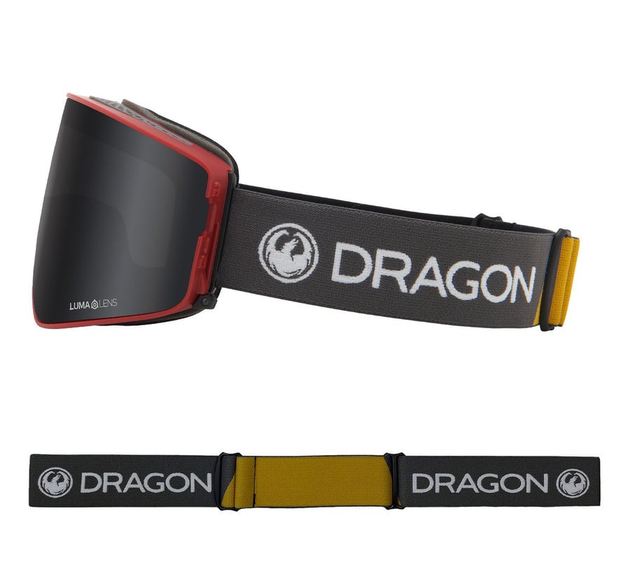 2023 DRAGON PXV2 GOGGLE BLOCK RED w/ LLDKSMK + LLLTROSE