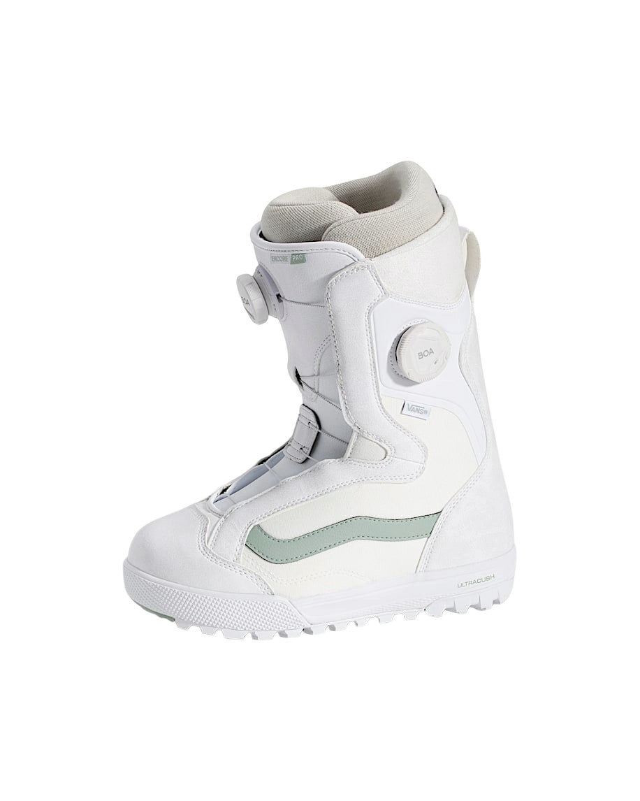 2026 VANS WMNS ENCORE PRO 30TH ANNIVERSARY SNOWBOARD BOOTS WHITE/GRAY