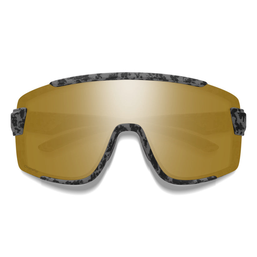 SMITH WILDCAT MATTE GREY SUNGLASSES w/ MRBL/PC/CP PLR BRZ