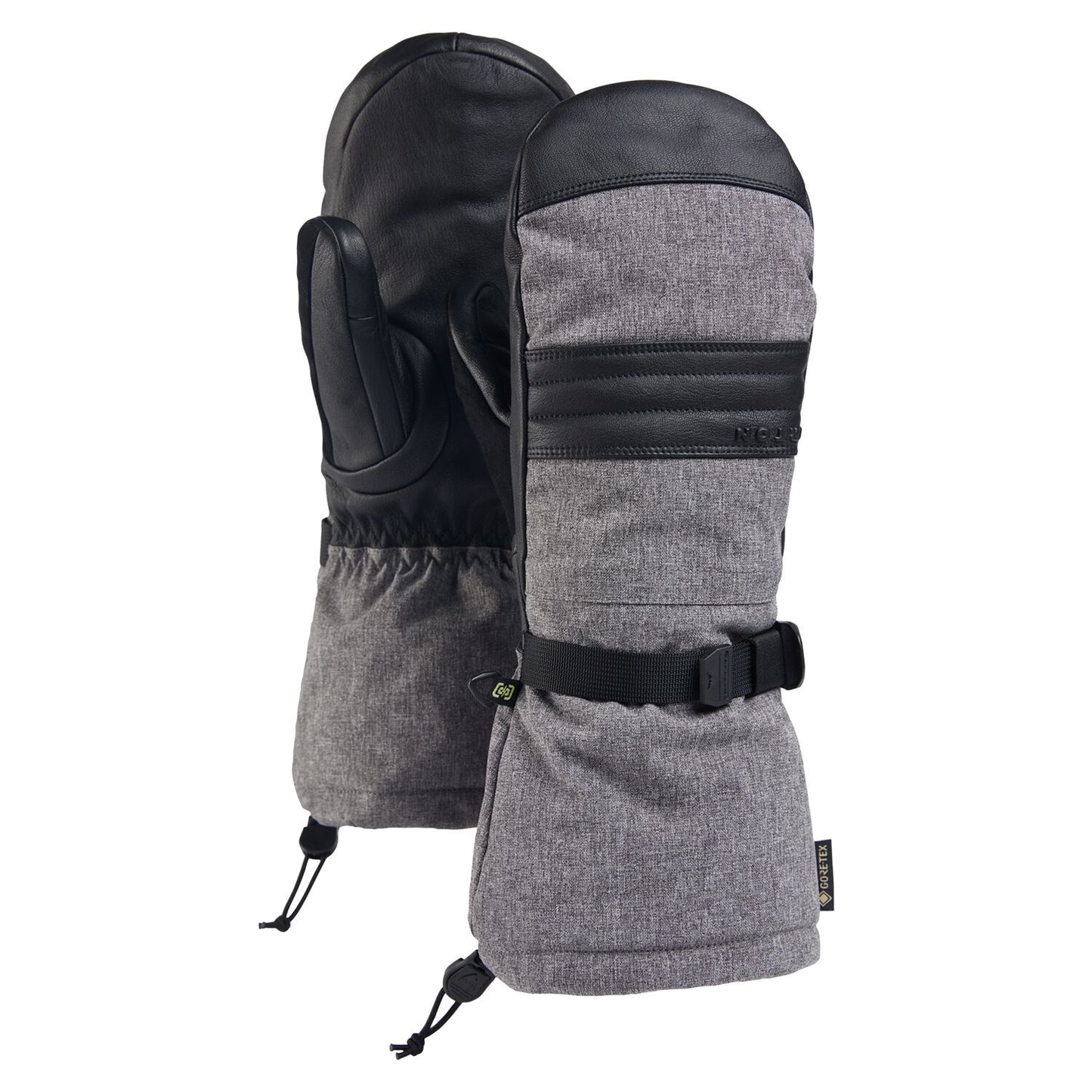 2026 BURTON WARMEST GORE-TEX MITTS GRAY HEATHER