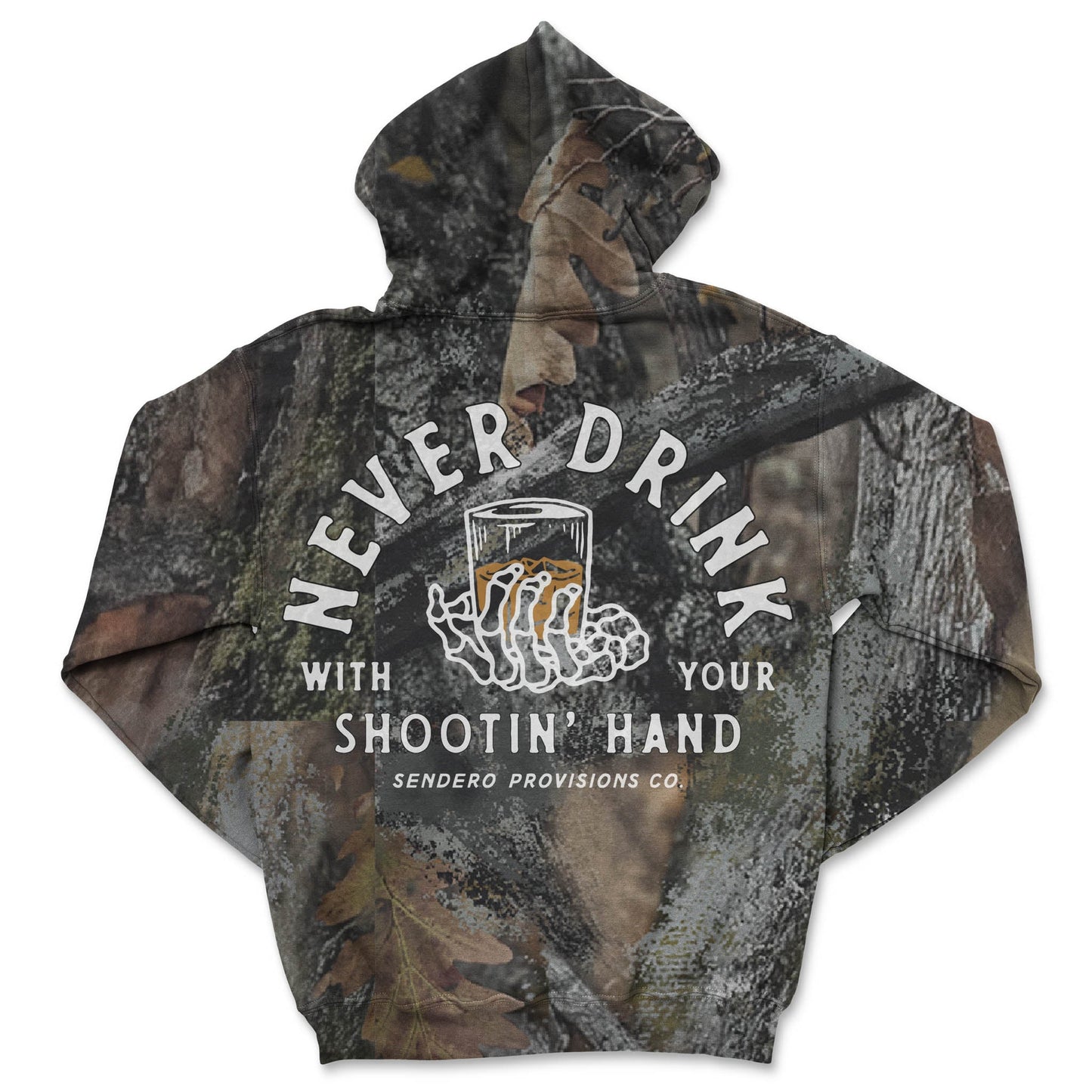 SENDERO MENS SHOOTIN HAND PO HOODIE SP26 WILL TREE CAMO