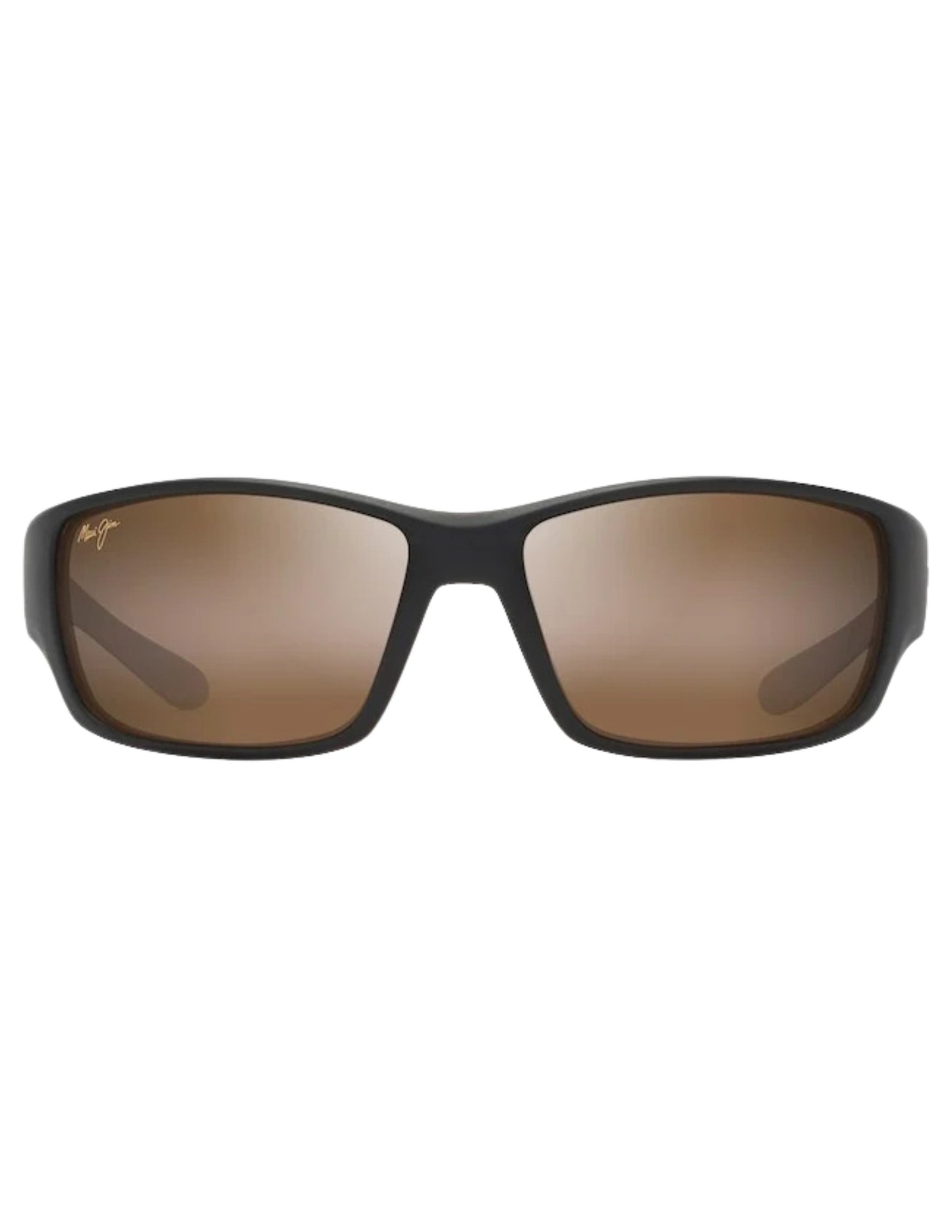 MAUI JIM LOCAL KINE MATTE DRK TRANS BRN SUNGLASSES w/ HCL BRNZ PLR LENS