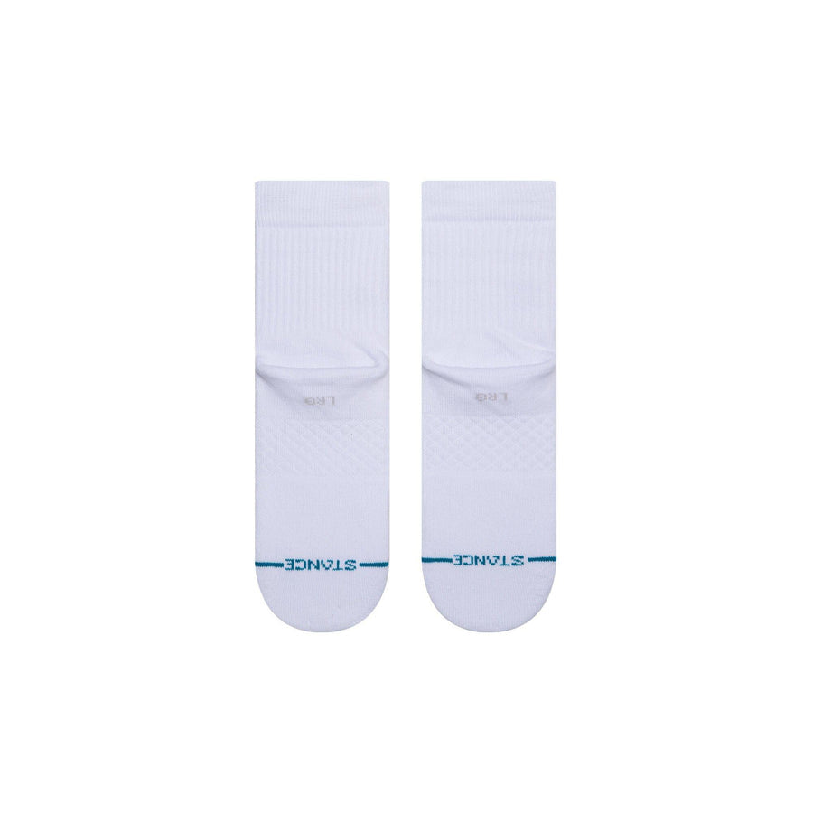 STANCE MENS ICON QTR SOCKS SP26 WHITE