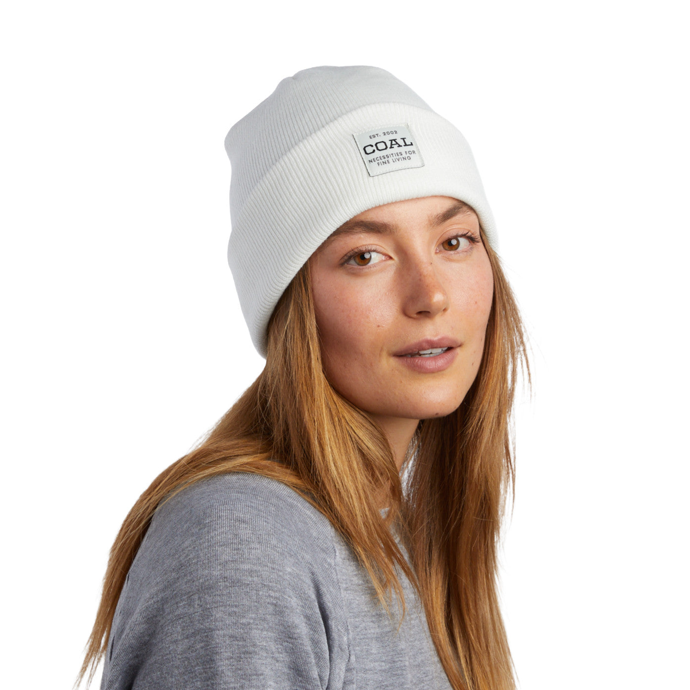 2026 COAL UNIFORM MID BEANIE WHITE