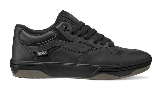 VANS MENS SKATE ROWAN II SHOE SP25 LEATHER BLACK