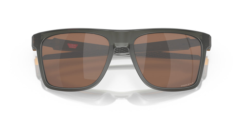 OAKLEY LEFFINGWELL MATTE GRY SMOKE SUNGLASSES w/ PRIZM TUNG LENS