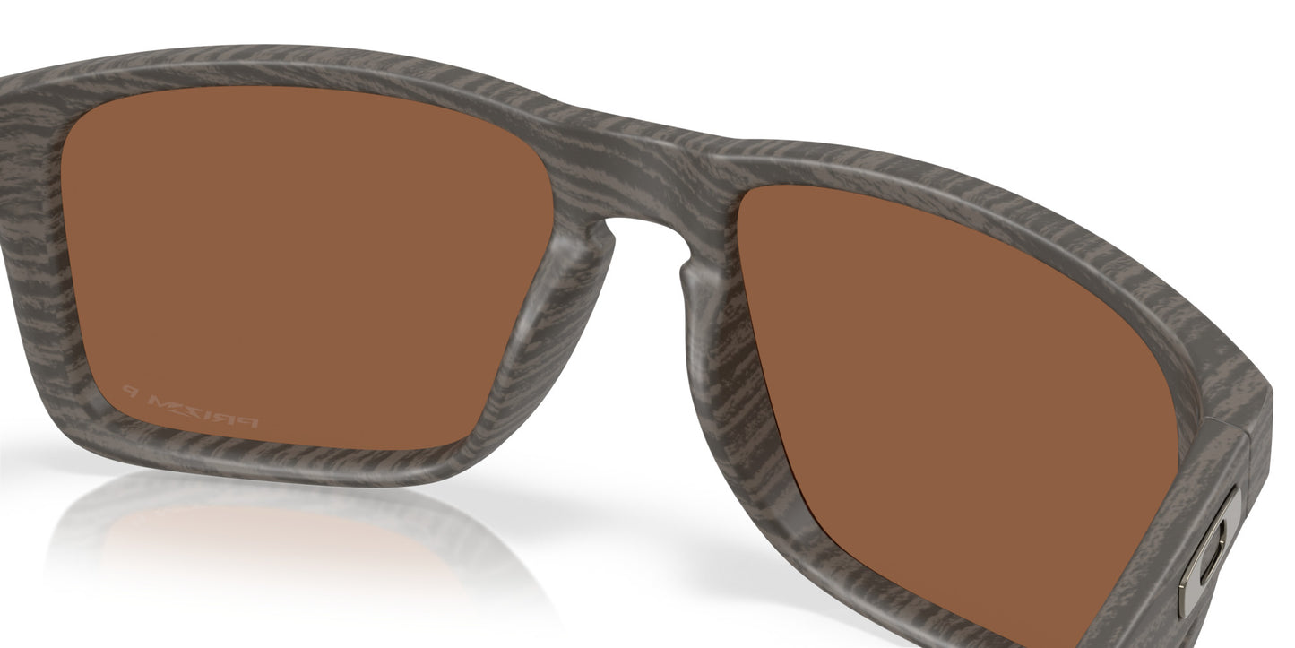 OAKLEY HOLBROOK XXL WOODGRAIN SUNGLASSES w/ PRIZM TNGSTN PLR