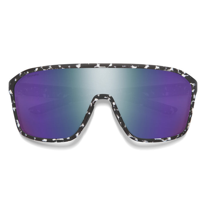 SMITH BOOMTOWN MATTE BLK MRBL SUNGLASSES w/ CP PLR VLT MIR