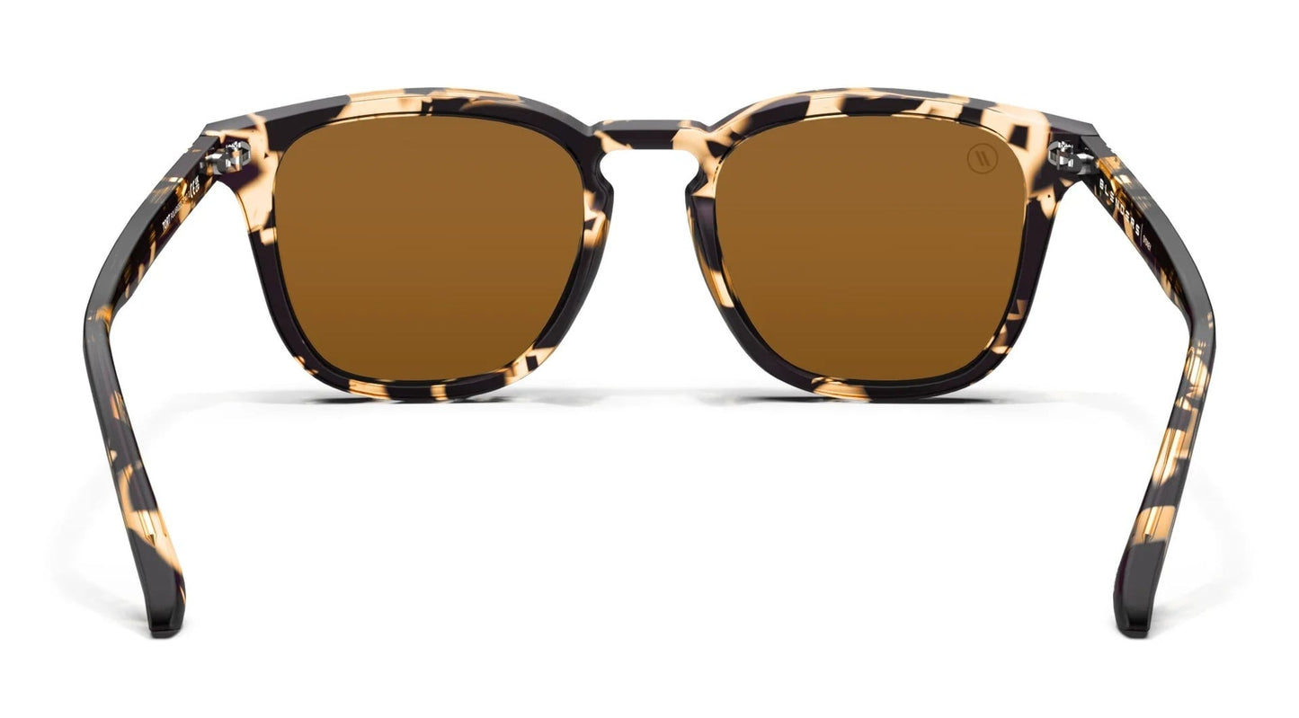 BLENDERS SYDNEY TORT SUNGLASSES CRYS TAN TORT w/ AMBER PLR LENS