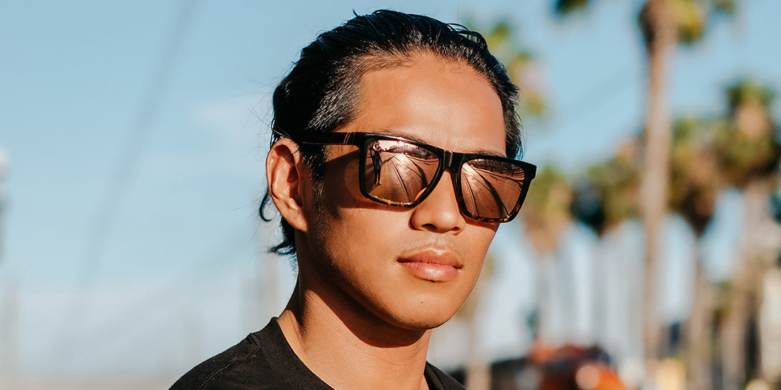 BLENDERS ROMEO SUNGLASSES WILD KIRRA w/ BROWN TORTOISE / PINK POLARIZED