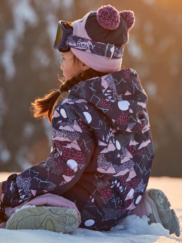 2022 ROXY LITTLE GIRL'S SNOWY TALE JACKET MEDIEVAL BLUE MOONTAIN