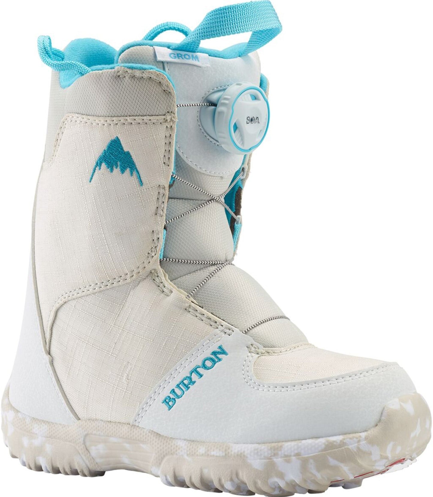 2022 BURTON KIDS' GROM BOA® SNOWBOARD BOOTS WHITE