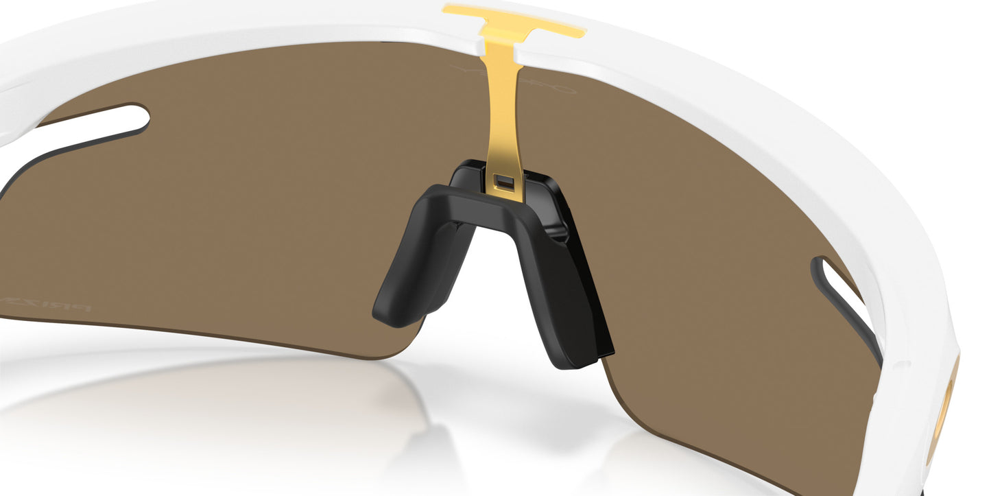 OAKLEY RSLV LITE MATTE WHITE SUNGLASSES w/ PRIZM 24K