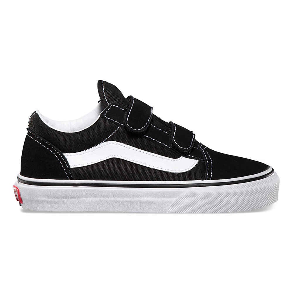 VANS JUNIOR OLD SKOOL V SHOE SP23 (6BT) BLACK/TRUE WHITE