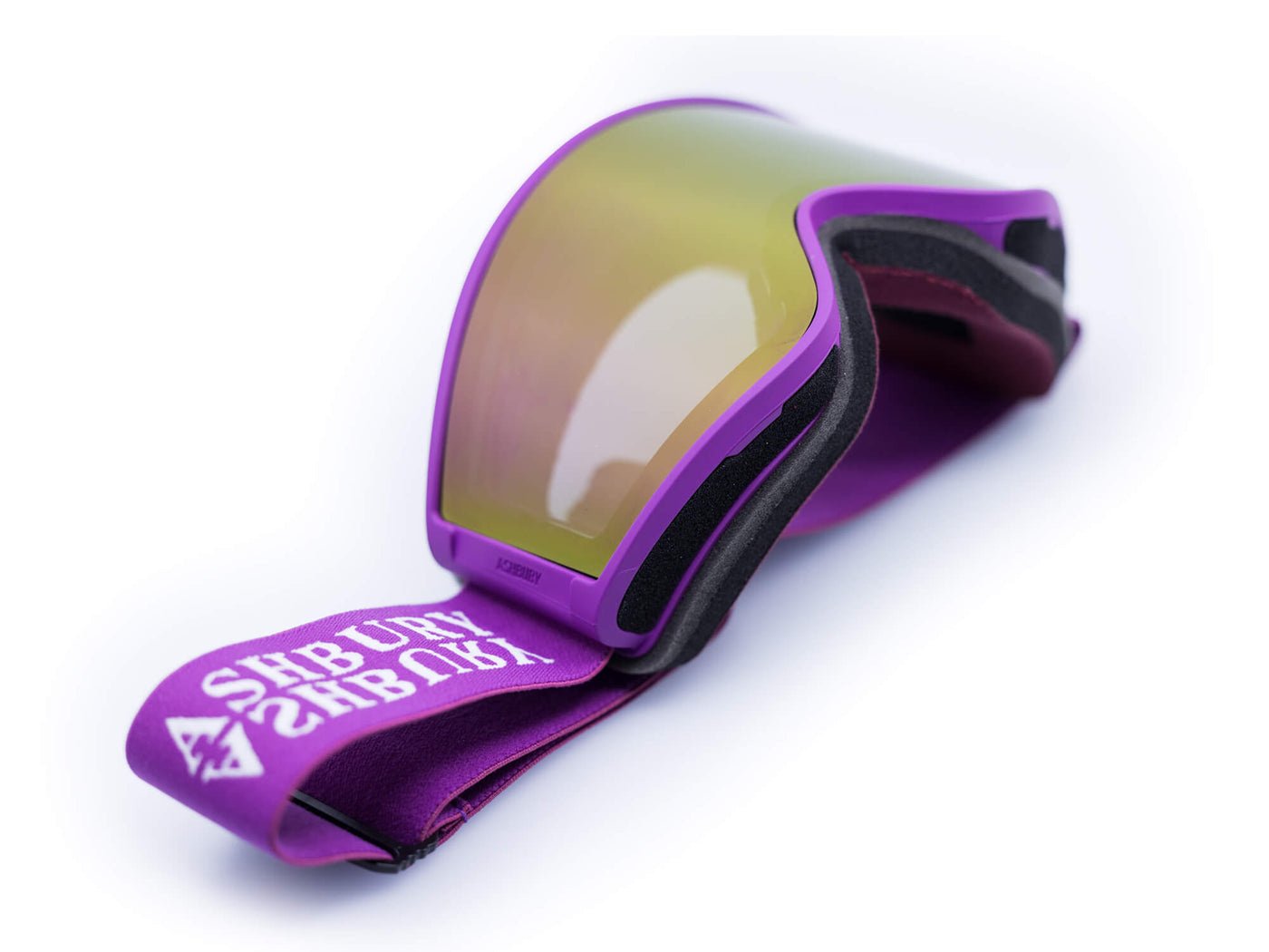 2026 ASHBURY A12 GGL REIGN w/ PURPLE MIRROR LENS + YLW