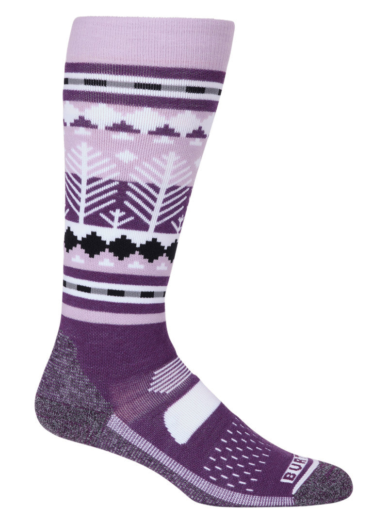 2026 BURTON WMNS PRFMNC MDWT SOCKS SNOWY PINES