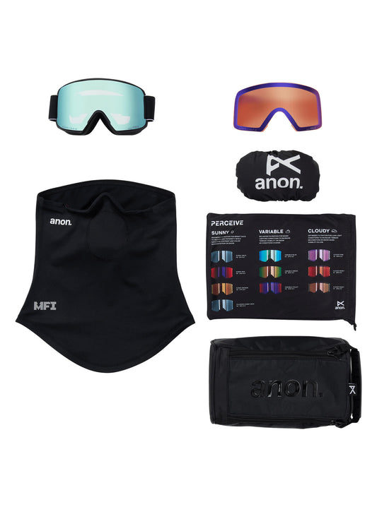 2026 ANON M6S GGL BLK w/  VRBL BLU + CLDY PNK + MFI