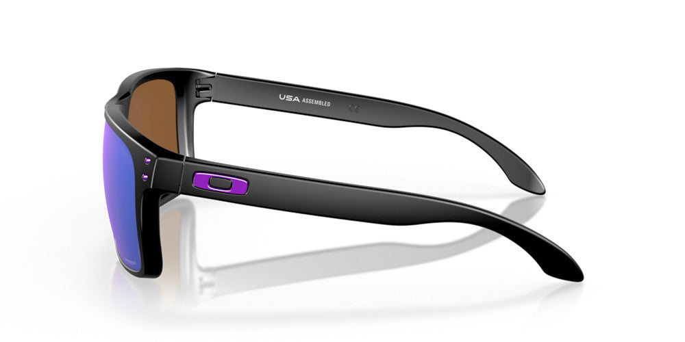 OAKLEY HOLBROOK XL MATTE BLK SUNGLASSES w/ PRIZM VIOLET LENS